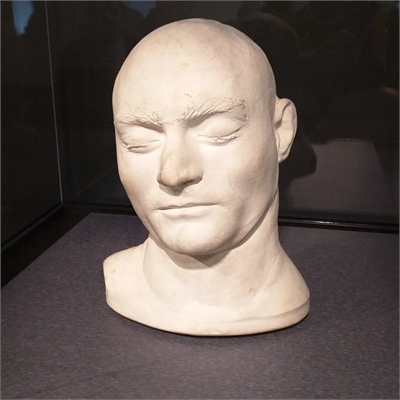 Ned Kelly Death Mask on view at the State Library of Victoria