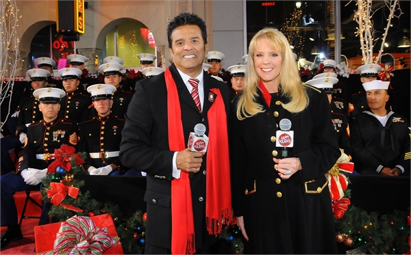 Hollywood Christmas Parade Hosts - Erik Estrada and Laura McKenzie - Photo courtesy of the Hollywood Christmas Parade
