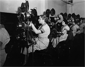 Editors at work circa 1930s