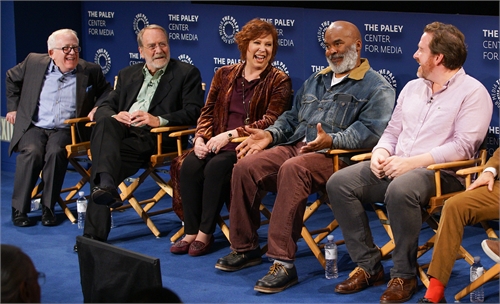 Leslie Jordan, Martin Mull, Vicki Lawrence, David Alan Grier, and EP Patrick Walsh at The Paley Center for Media's 12th Annual PaleyFest Fall TV Previews celebrating FOX's The Cool Kids. © Emily Kneeter for the Paley Center