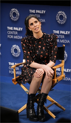 Sarah Silverman attends The Paley Center for Media's 12th Annual PaleyFest Fall TV Previews celebrating Hulu's I Love You, America with Sarah Silverman at the Paley Center in Beverly Hills on September 7, 2018. © Emily Kneeter for the Paley Center